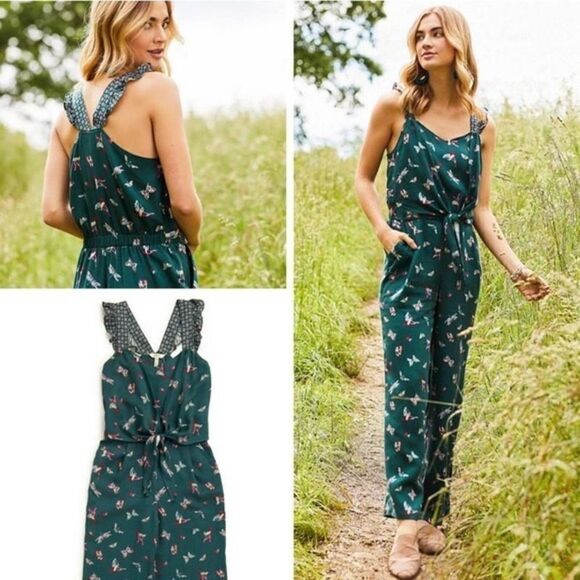 Matilda Jane Evergreen Dream Jumpsuit Size Small C26 - Picture 1 of 9